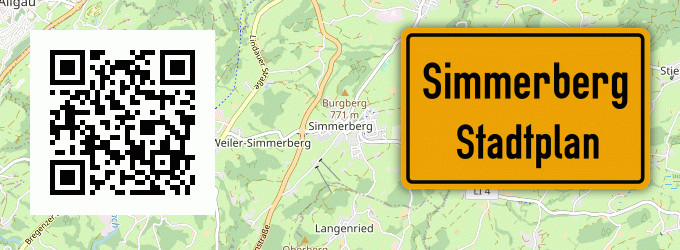 Stadtplan Simmerberg