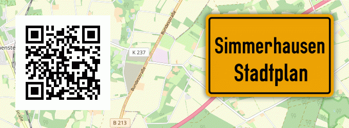 Stadtplan Simmerhausen