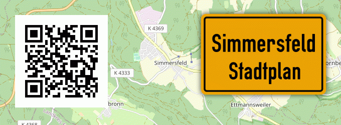 Stadtplan Simmersfeld