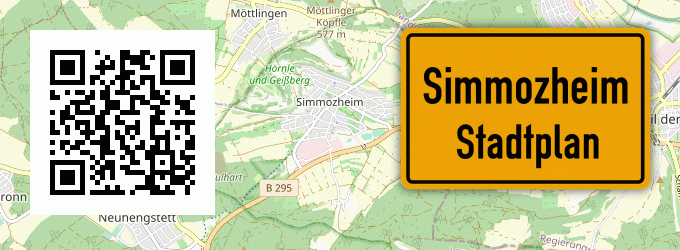 Stadtplan Simmozheim