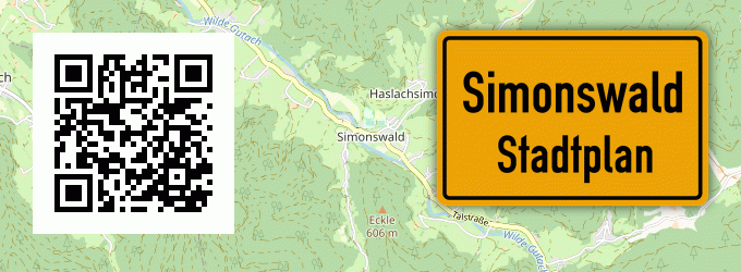 Stadtplan Simonswald
