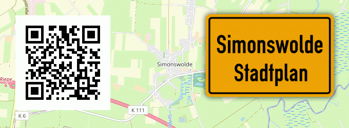 Stadtplan Simonswolde