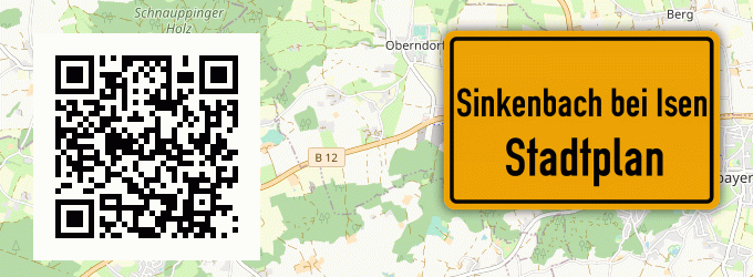 Stadtplan Sinkenbach bei Isen
