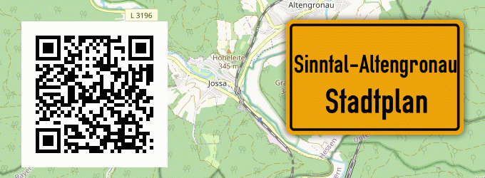 Stadtplan Sinntal-Altengronau