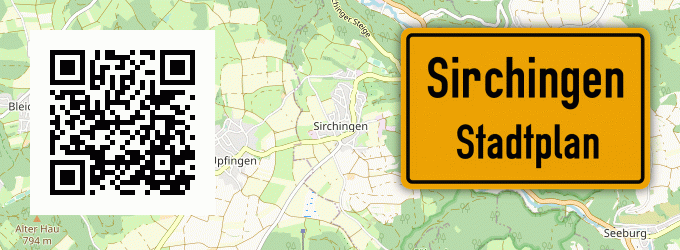 Stadtplan Sirchingen