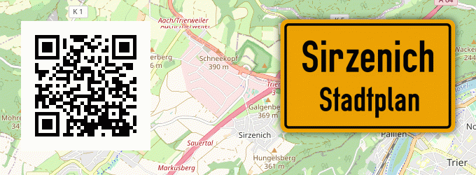 Stadtplan Sirzenich