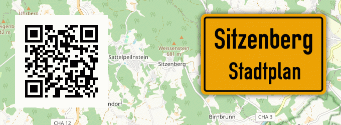 Stadtplan Sitzenberg