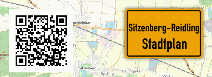 Stadtplan Sitzenberg-Reidling