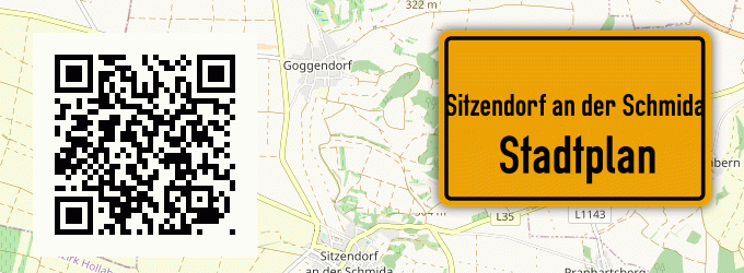 Stadtplan Sitzendorf an der Schmida