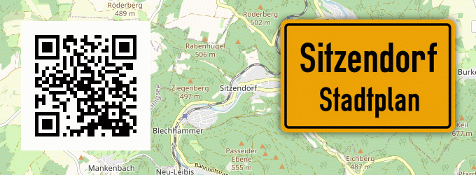 Stadtplan Sitzendorf