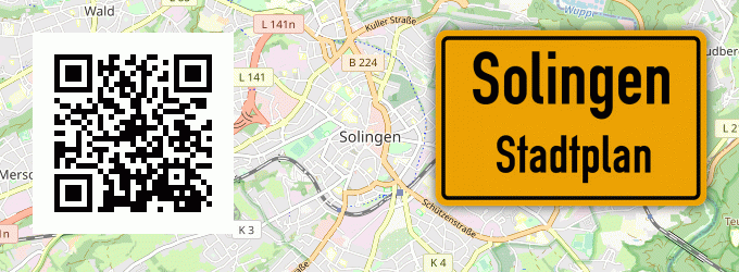 Stadtplan Solingen
