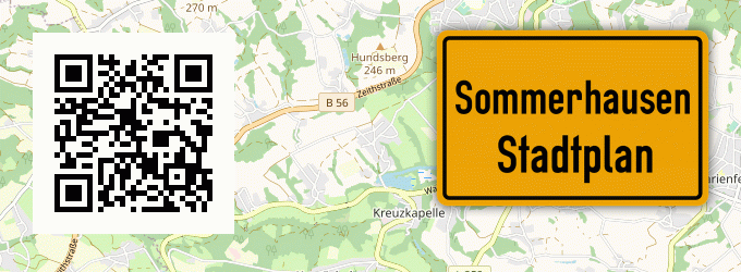 Stadtplan Sommerhausen