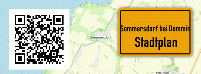 Stadtplan Sommersdorf bei Demmin