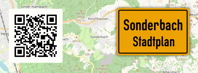 Stadtplan Sonderbach