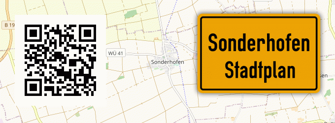 Stadtplan Sonderhofen