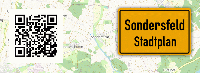 Stadtplan Sondersfeld, Oberpfalz