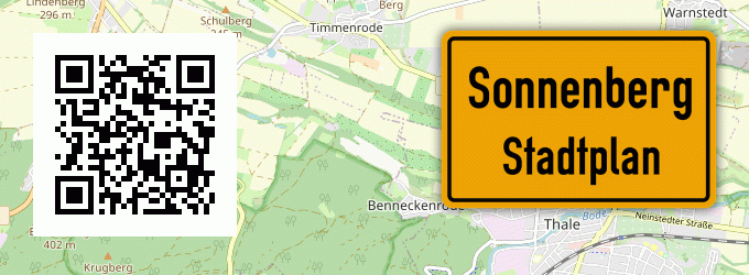 Stadtplan Sonnenberg, Kreis Braunschweig
