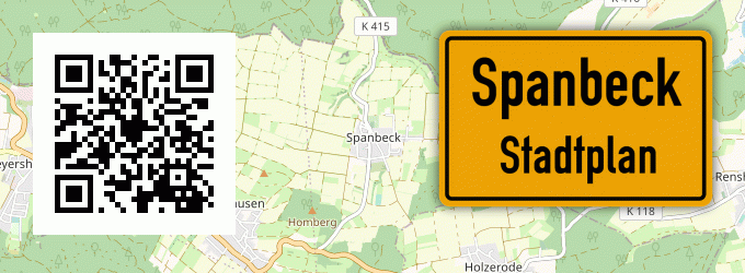 Stadtplan Spanbeck