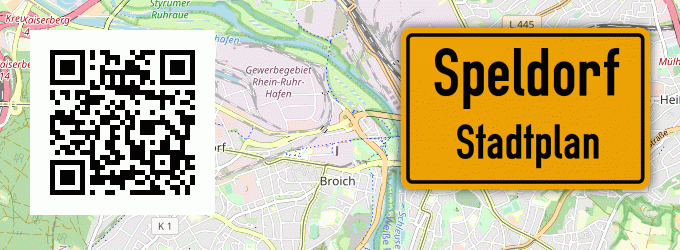 Stadtplan Speldorf