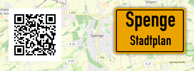 Stadtplan Spenge