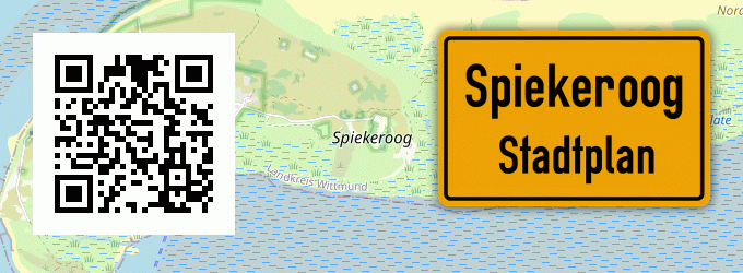 Stadtplan Spiekeroog