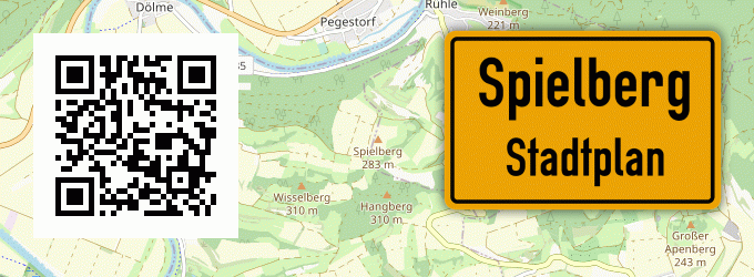 Stadtplan Spielberg, Schwaben