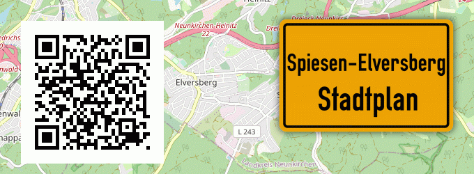 Stadtplan Spiesen-Elversberg