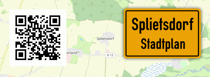 Stadtplan Splietsdorf