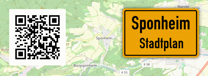 Stadtplan Sponheim
