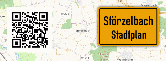 Stadtplan Störzelbach