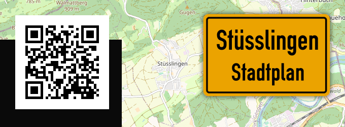 Stadtplan Stüsslingen