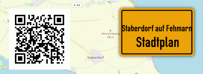 Stadtplan Staberdorf auf Fehmarn