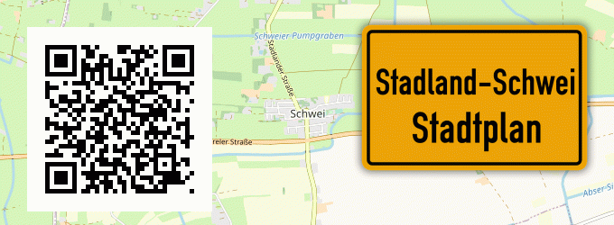 Stadtplan Stadland-Schwei
