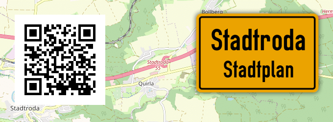 Stadtplan Stadtroda