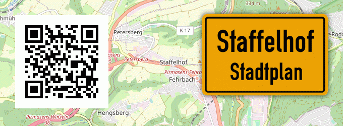 Stadtplan Staffelhof, Pfalz