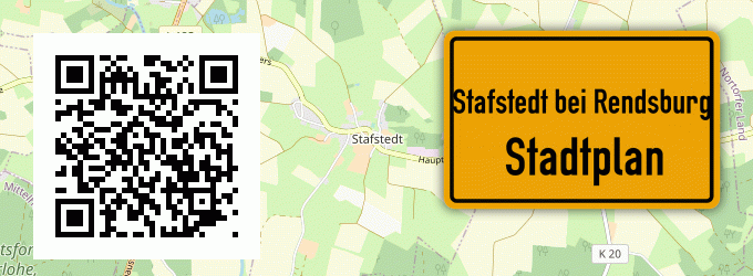 Stadtplan Stafstedt bei Rendsburg