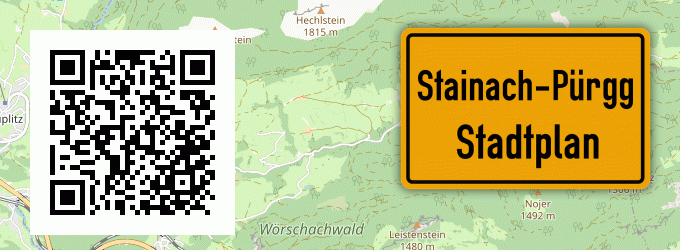 Stadtplan Stainach-Pürgg