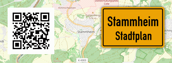 Stadtplan Stammheim