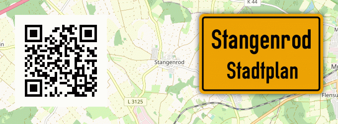 Stadtplan Stangenrod, Hessen