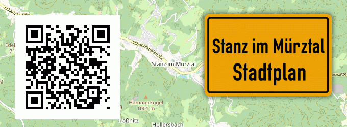 Stadtplan Stanz im Mürztal