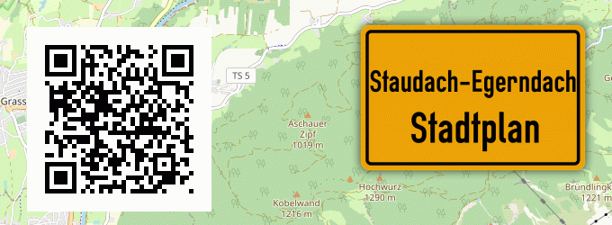 Stadtplan Staudach-Egerndach