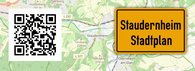 Stadtplan Staudernheim