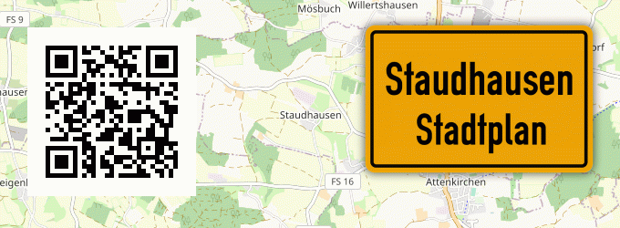 Stadtplan Staudhausen