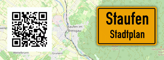 Stadtplan Staufen, Kreis Dillingen an der Donau