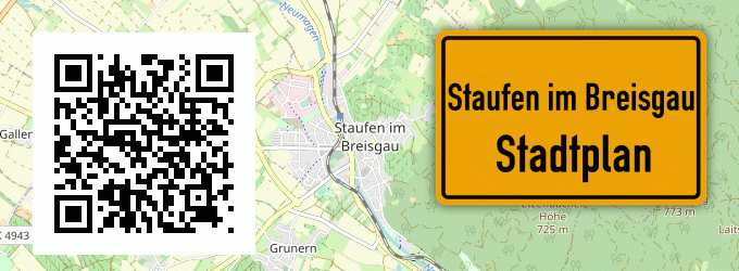 Stadtplan Staufen im Breisgau