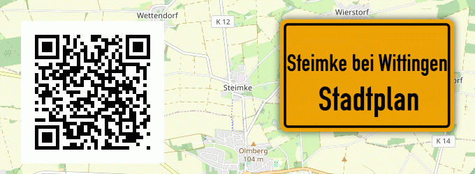 Stadtplan Steimke bei Wittingen, Niedersachsen