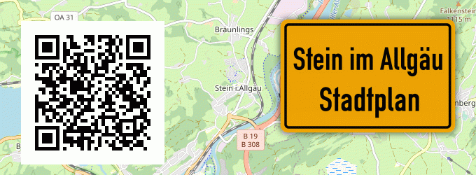 Stadtplan Stein im Allgäu