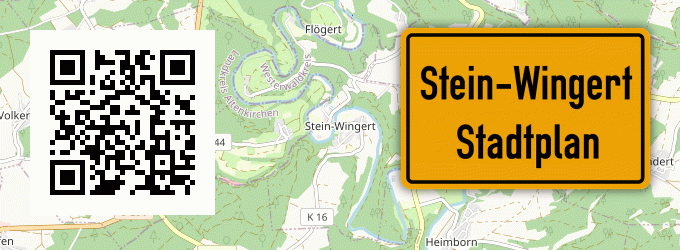 Stadtplan Stein-Wingert