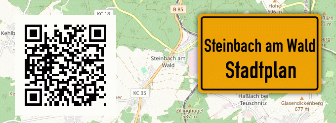 Stadtplan Steinbach am Wald