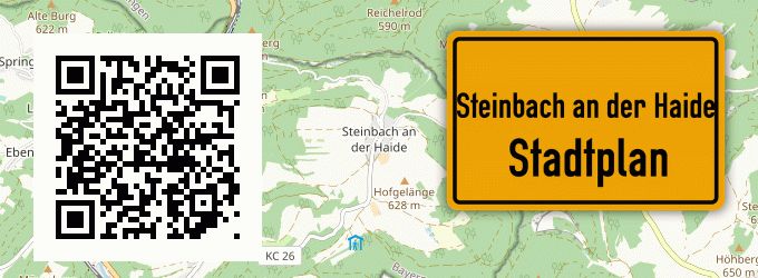 Stadtplan Steinbach an der Haide